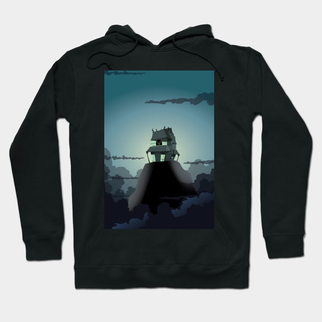 House on the Haunted Hill Hoodie by nickemporium1